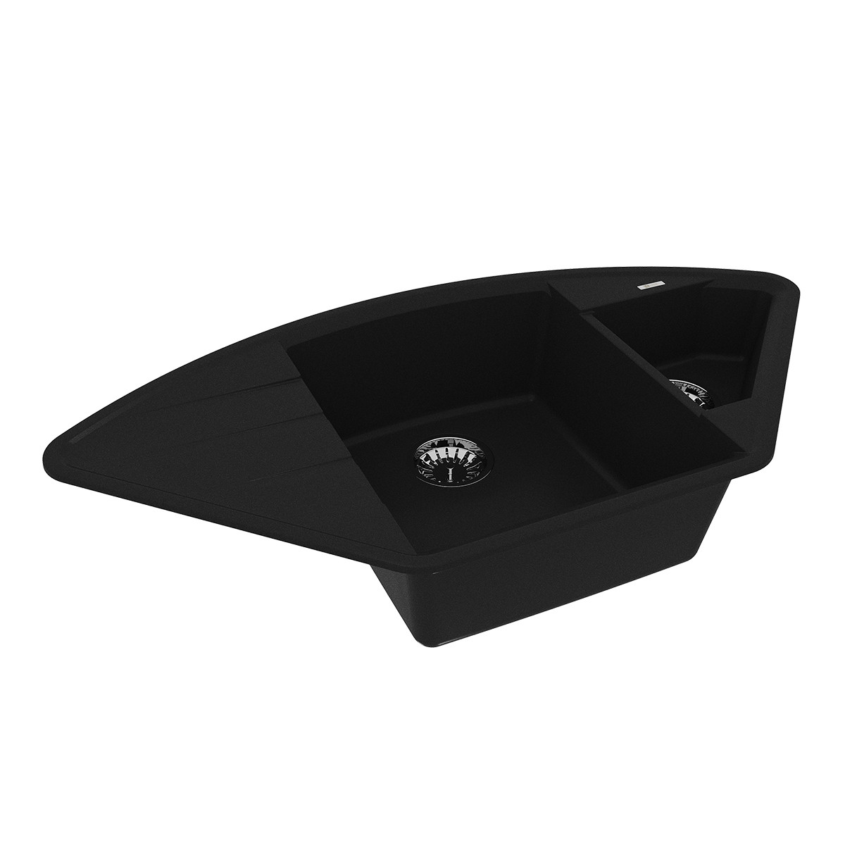 Кухонная мойка 98х50см антрацит Lemark Irkana 980