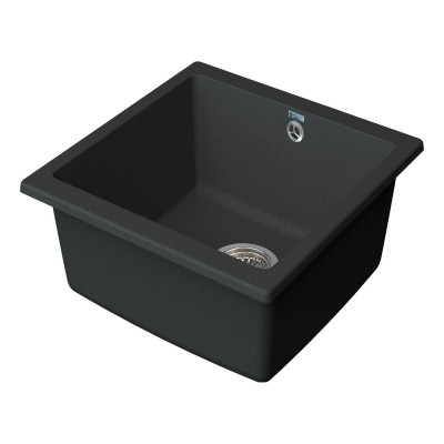 Кухонная мойка 46х45см графит Point Бату PN3008GR