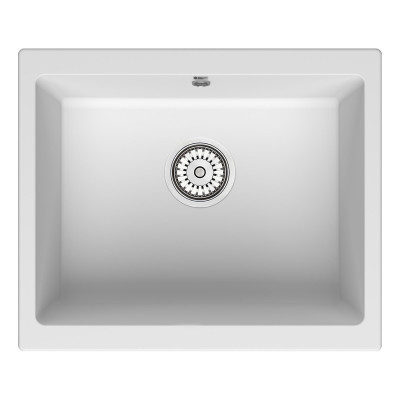 Кухонная мойка 55х46см белая Point Сидли PN3007W