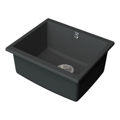 Кухонная мойка 55х46см графит Point Сидли PN3007GR