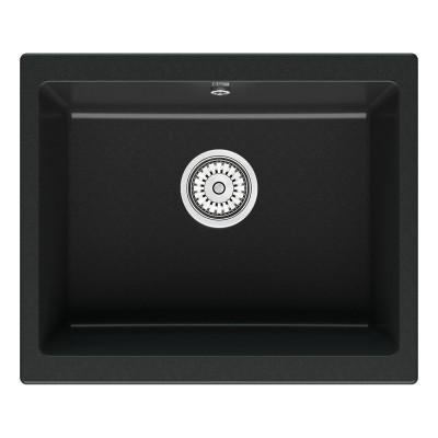 Кухонная мойка 55х46см черная Point Сидли PN3007B