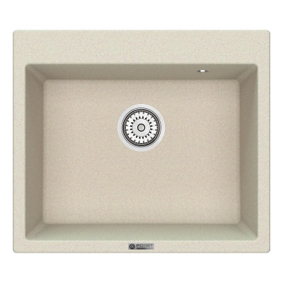 Кухонная мойка 60х52см бежевая Point Бинга PN3003BG