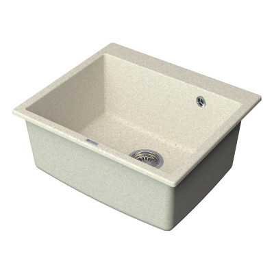 Кухонная мойка 60х52см бежевая Point Бинга PN3003BG