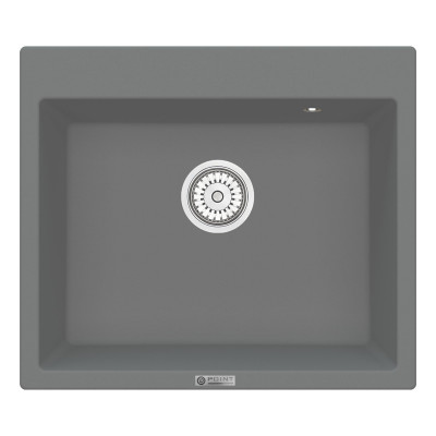 Кухонная мойка 60х52см серая Point Бинга PN3003AL