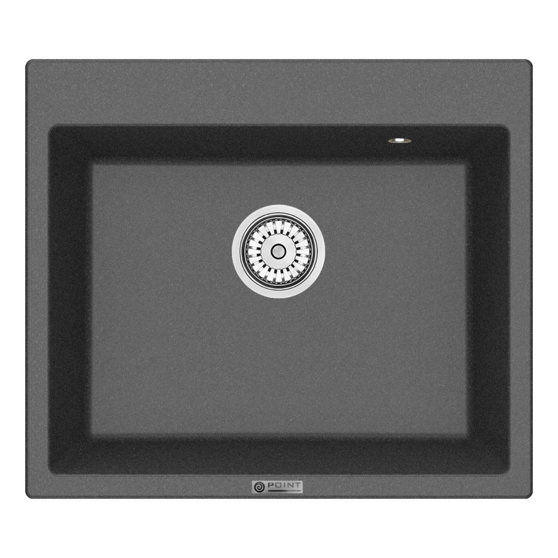 Кухонная мойка 60х52см графит Point Бинга PN3003GR