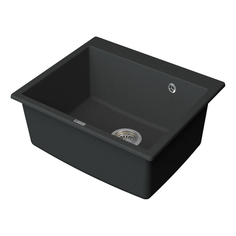 Кухонная мойка 60х52см графит Point Бинга PN3003GR