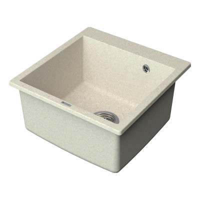 Кухонная мойка 51х52см бежевая Point Арбель PN3001BG