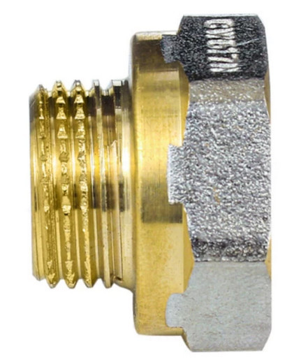 Переход латунь никель реборда Ду 32х25 (1 1/4"х1") ВР/НР Aquasfera 9021-06"