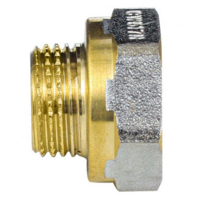 Переход латунь никель реборда Ду 50х25 (2"х1") ВР/НР Aquasfera 9021-06"