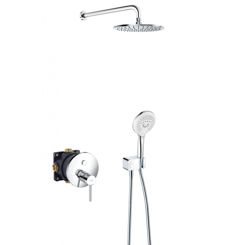 Душевой комплект Kludi Bozz Push&Switch 7 в 1, цвет-хром, 386710576