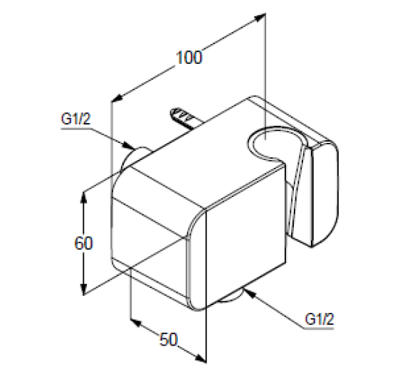 Душевой комплект Kludi Bozz Push&Switch 7 в 1, цвет-хром, 386710576
