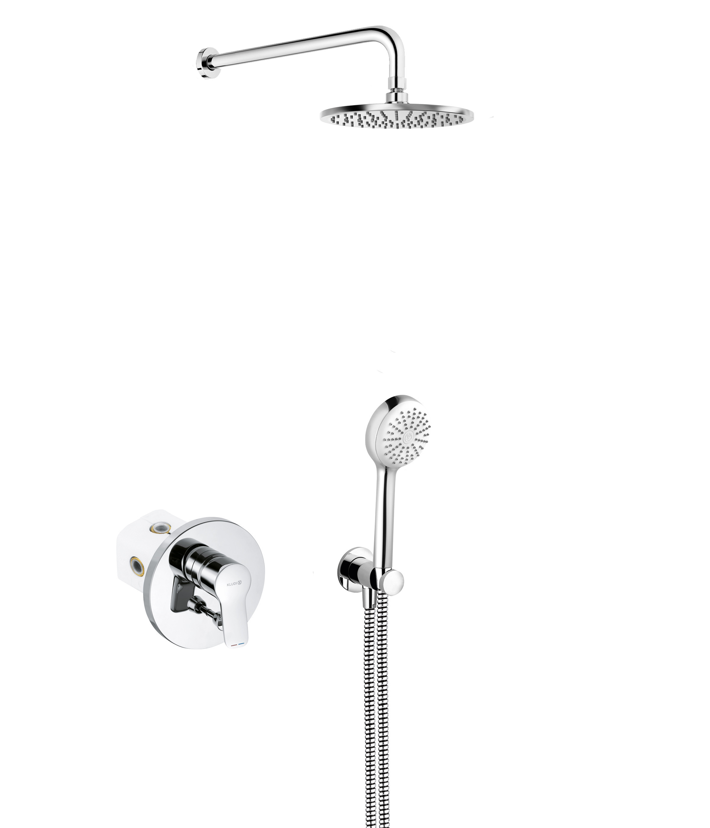 Душевой комплект Kludi Pure&Easy 7 в 1, цвет-хром, 376400565