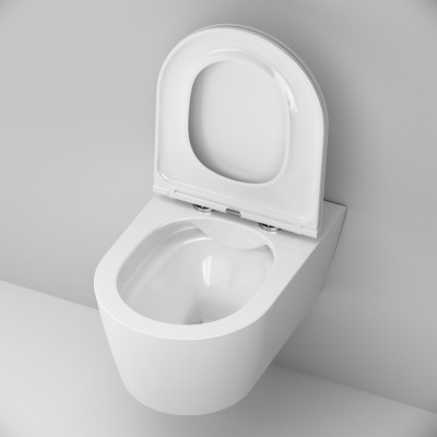 Унитаз подвесной 540x375мм FlashClean с сиденьем микролифт AM.PM FUNC белый C8F1701SC
