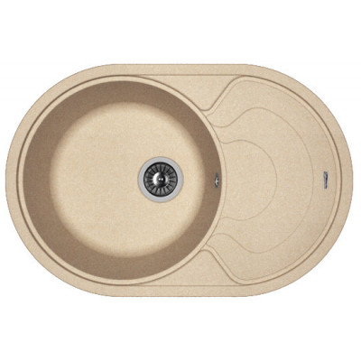Кухонная мойка с крылом 76x51см песочная Florentina РОДОС 20.140.D0760.107