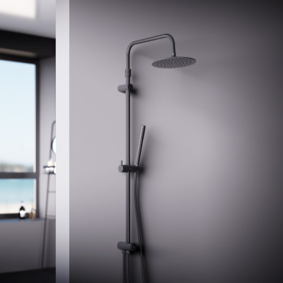 Душевая система черная Damixa Scandinavian Pure 936000300