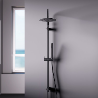 Душевая система черная Damixa Scandinavian Pure 936000300