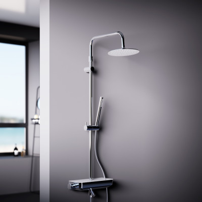 Душевая система с термостатом хром Damixa Scandinavian Pure 936760000