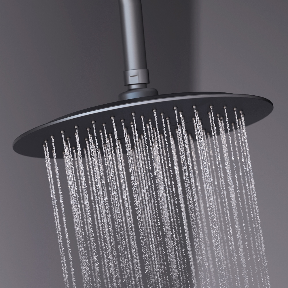 Душевая система черная Damixa Scandinavian Pure 936000300