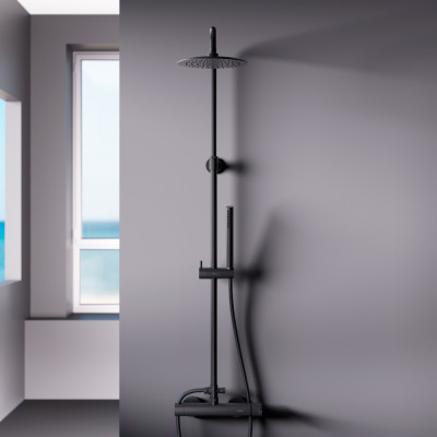 Душевая система черная Damixa Scandinavian Pure 936710300