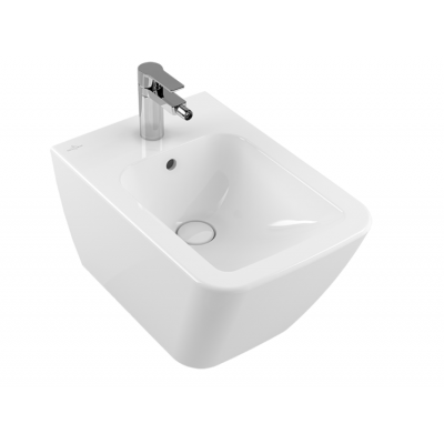 Биде подвесное Villeroy & Boch Finion 375x560 Альпийский белый CeramicPlus