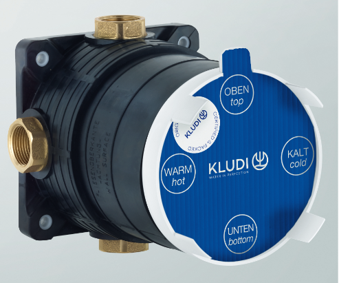 Душевой комплект Kludi ZENTA SL 5 в 1 с термостатом, цвет-хром, 388320545
