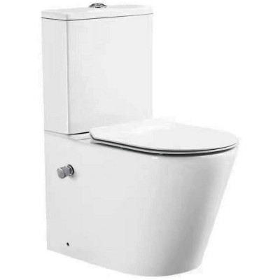 Унитаз-компакт 37х70х83.5см белый SantiLine SL-5013
