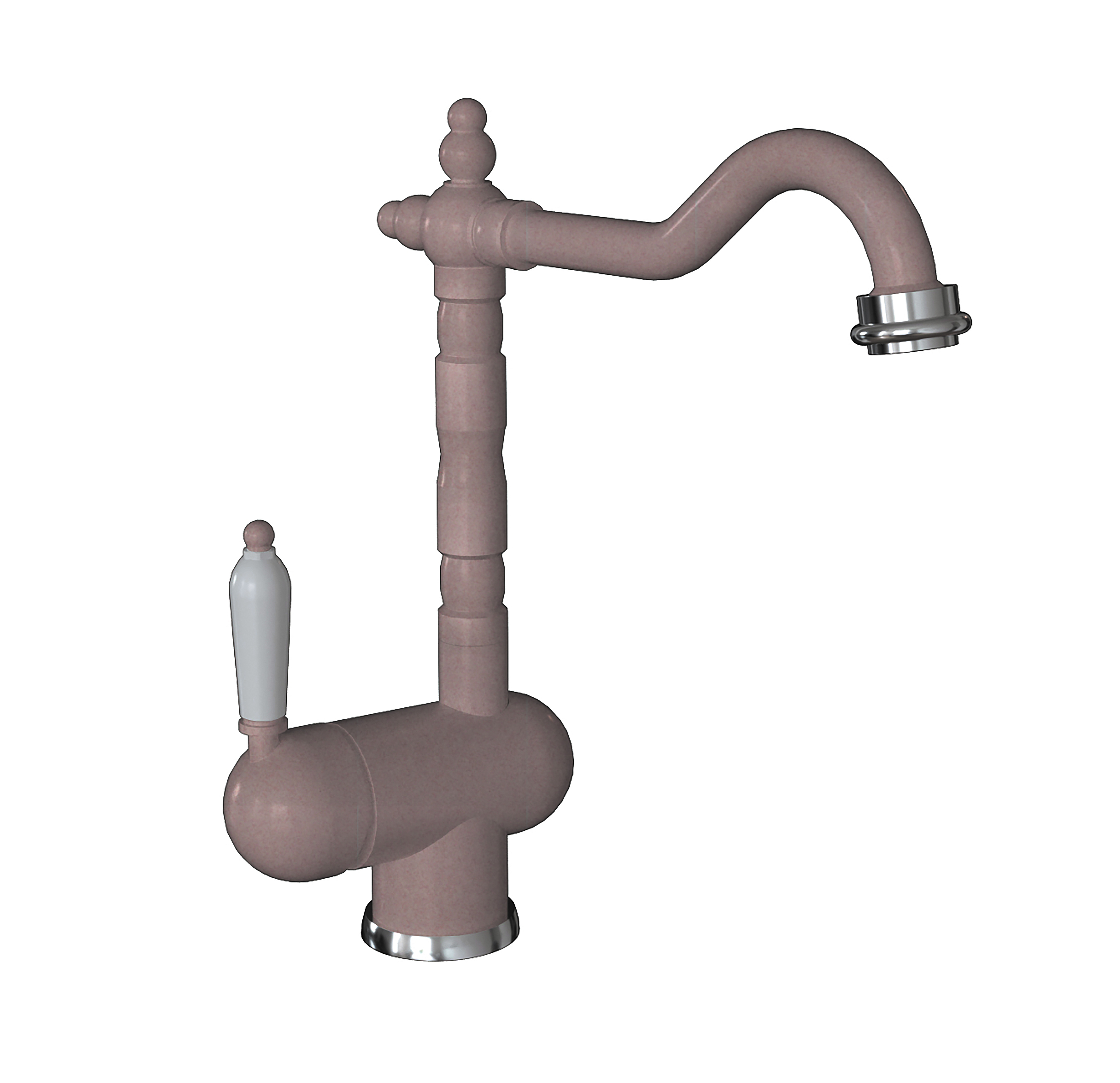 Смеситель для раковины песочный Florentina ОДА 313.08H.1113.107