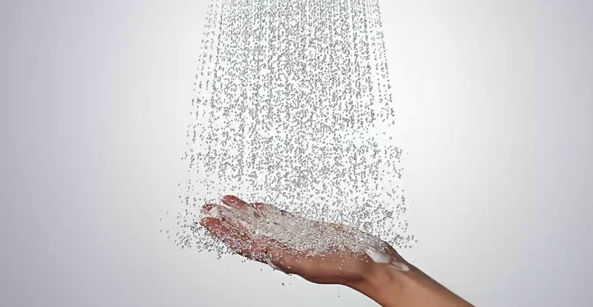 Душевой набор Hansgrohe Raindance Select S 120 3jet PowderRain со штангой 90 см