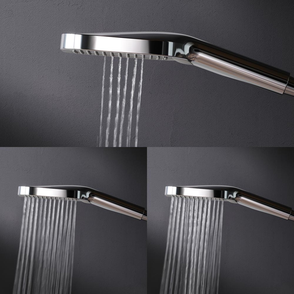 Душевая система со смесителем-полкой хром Am.pm Func F078F700