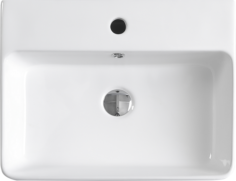 Раковина накладная белая 52x42см Esbano ESRNCIRC52W