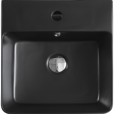 Раковина накладная черная 40x42см Esbano ESRNCIRC40MB