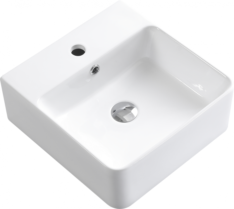 Раковина накладная белая 40x42см Esbano ESRNCIRC40W
