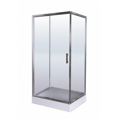 Душевой уголок хром 100x80см Esbano ESUGR8022