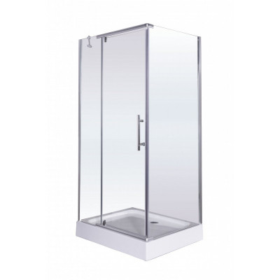 Душевой уголок хром 100x80см Esbano ESUGR8190