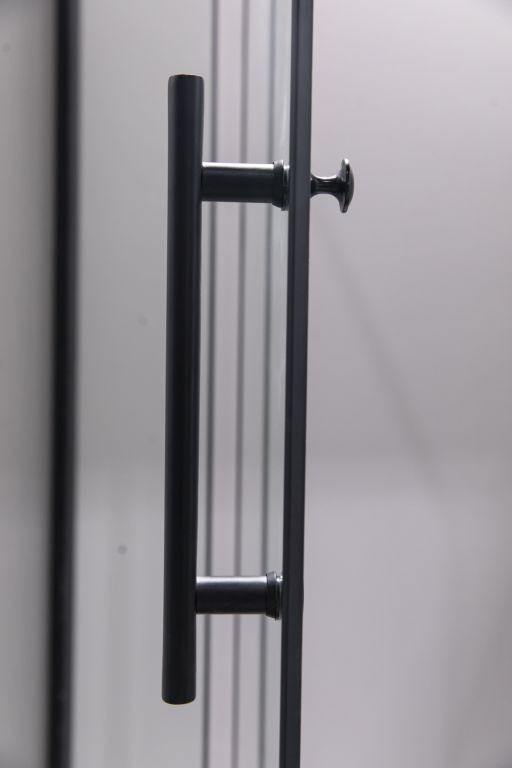 Душевой уголок черный 120x80см Esbano ESUGR7180B