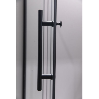 Душевой уголок черный 100x80см Esbano ESUGR7190B
