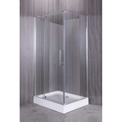 Душевой уголок хром 120x80см Esbano ESUGR8180