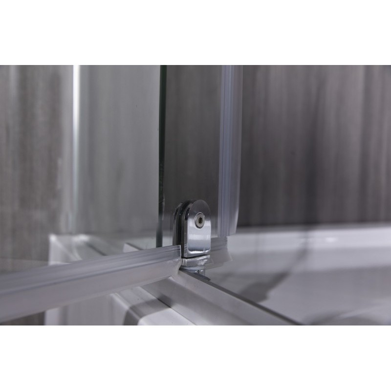 Душевой уголок хром 120x80см Esbano ESUGR8180
