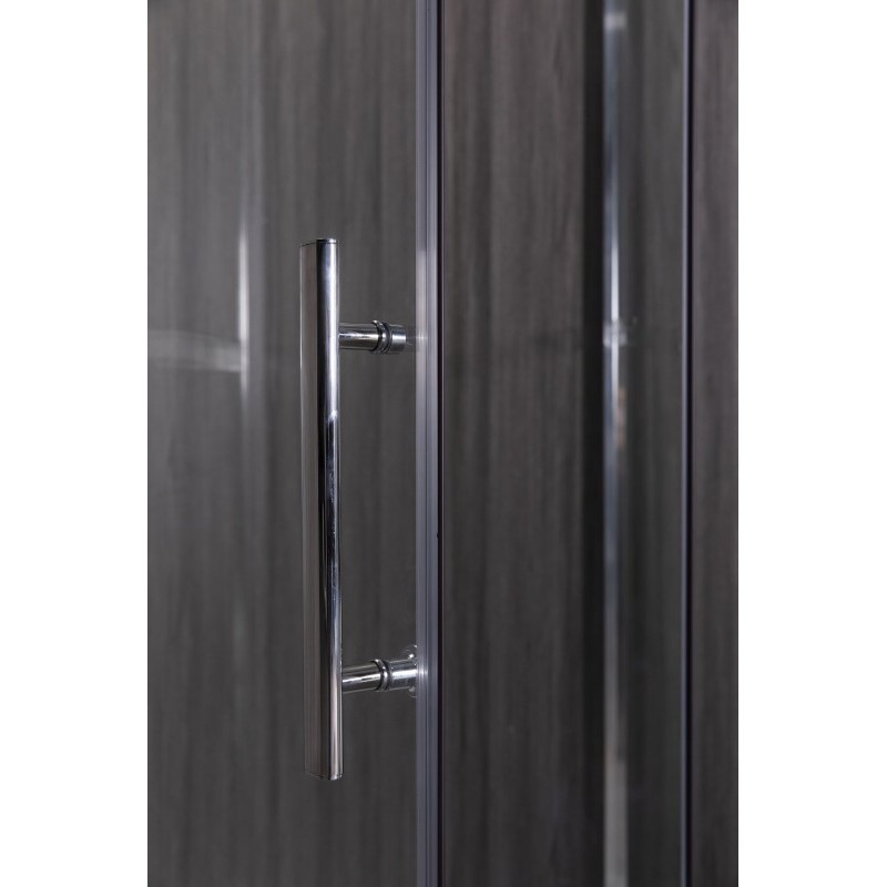 Душевой уголок хром 120x80см Esbano ESUGR8180