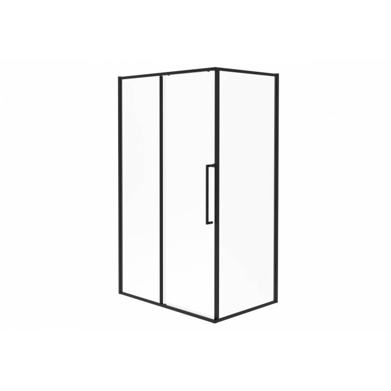 Душевой уголок без поддона черный 110x90см Esbano ESOGS119PSB