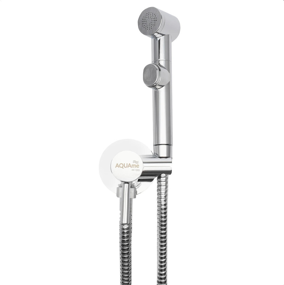 Гигиенический душ с держателем хром AQUAme Standart AQM6001CR