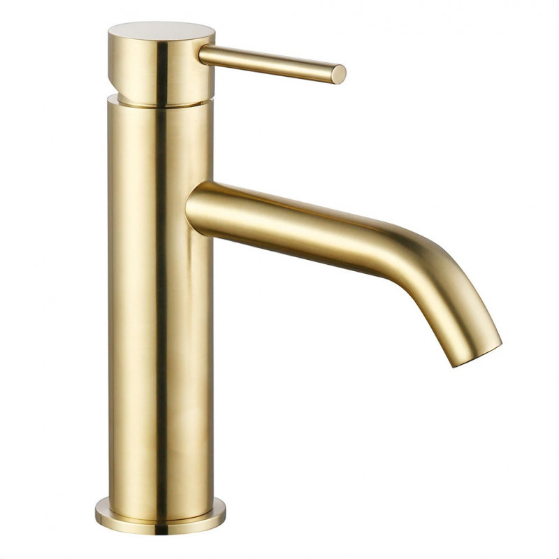 Смеситель для раковины золото AQUAme Siena AQM6210BG