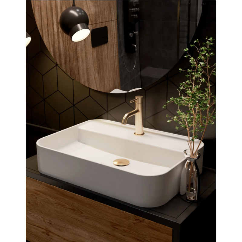 Смеситель для раковины золото AQUAme Siena AQM6210BG