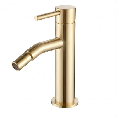 Смеситель для биде золото матовое AQUAme Siena AQM6216BG