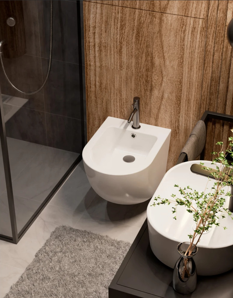 Смеситель для биде металл AQUAme Siena AQM6216GM