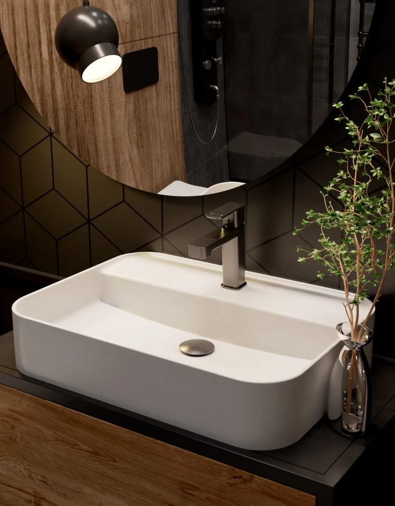 Смеситель для раковины металл AQUAme Parma AQM6610GM
