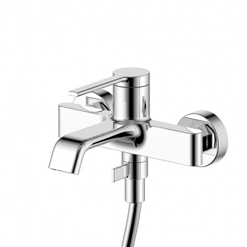 Смеситель для ванны с ручным душем хром AQUAme Asti AQM6412CR