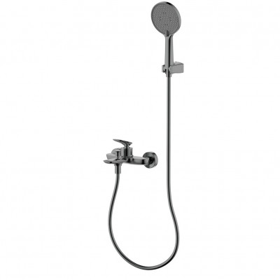Смеситель для ванны с ручным душем металл AQUAme Como AQM6512GM