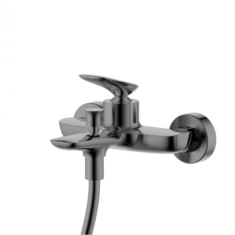 Смеситель для ванны с ручным душем металл AQUAme Como AQM6512GM