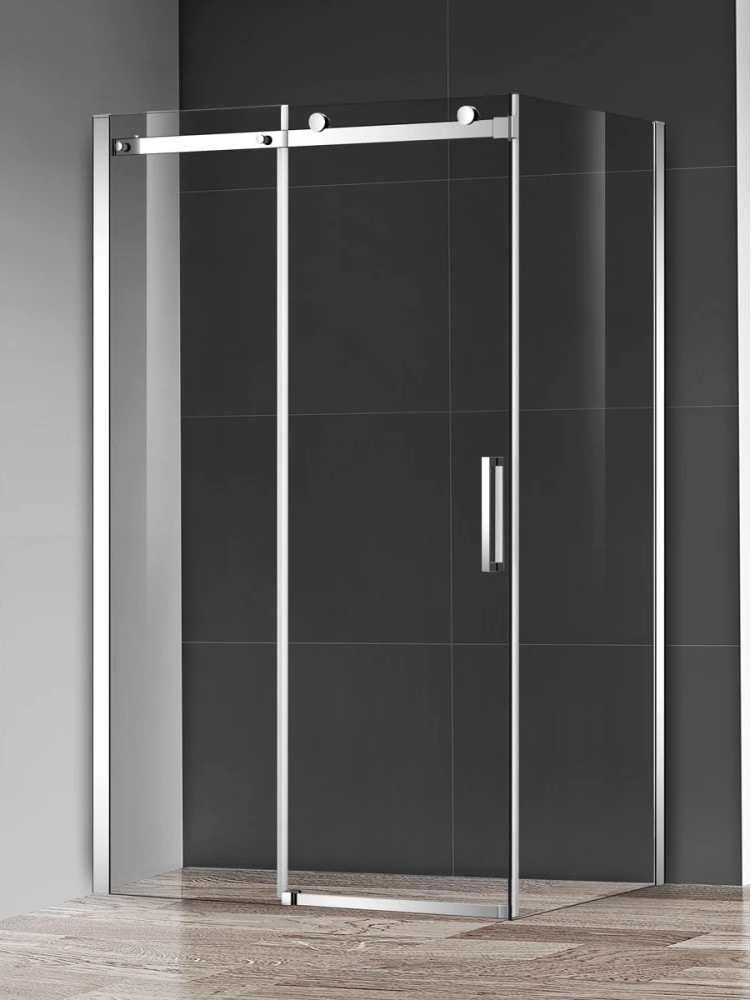 Душевая дверь хром 120x195см AQUAme AQM4201F-12